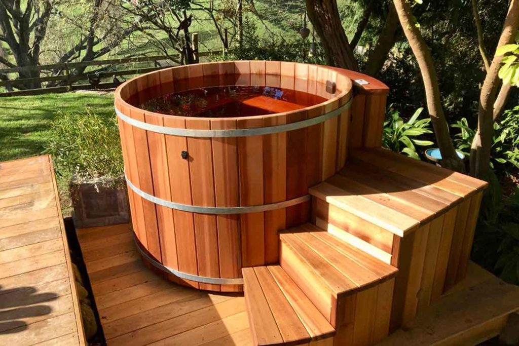Plug & Play Wooden Hot Tub 5ft Features Waikato