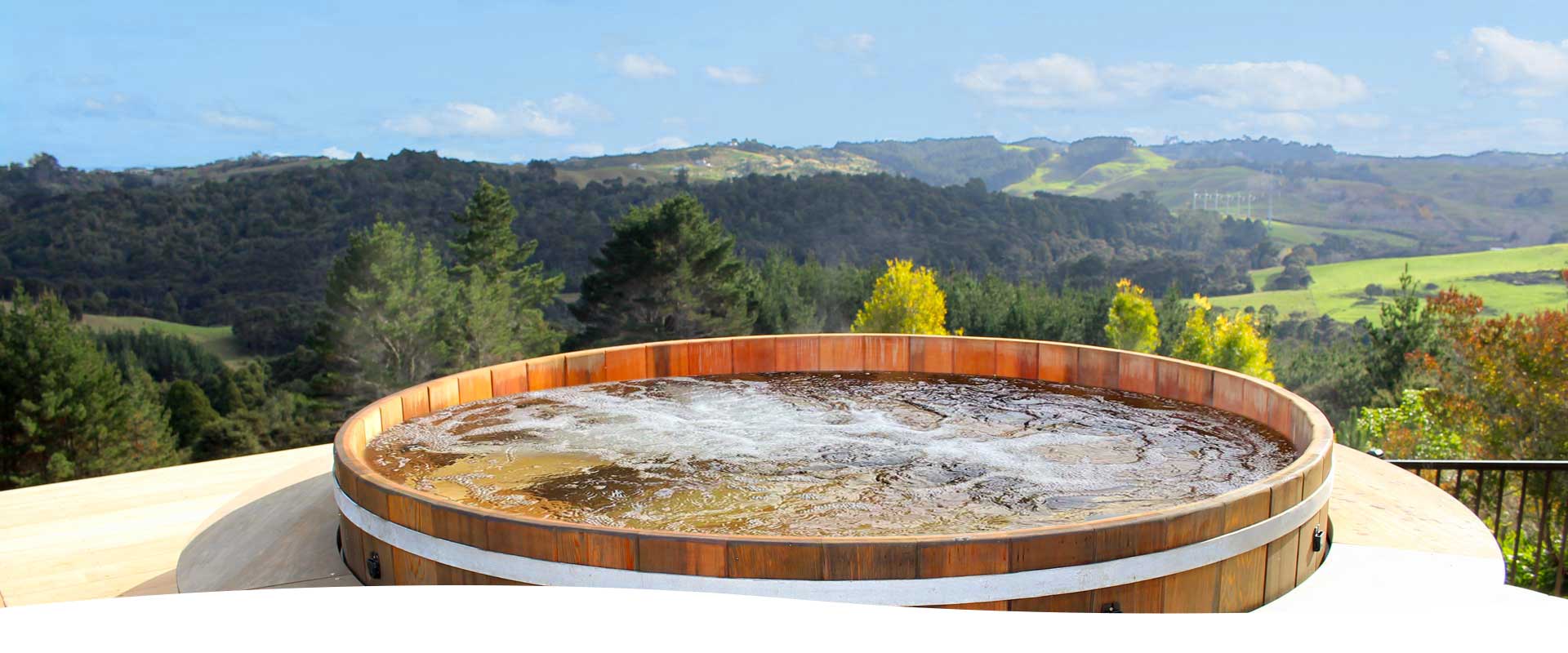 Cedar Hot Tub in New Zealand